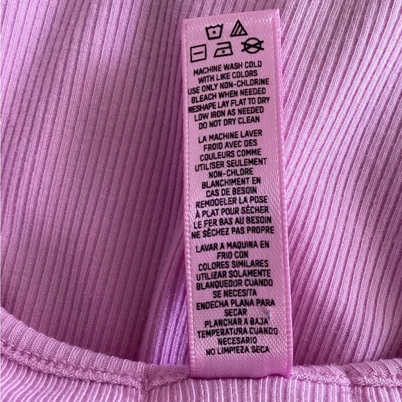 Skims Pink Soft Lounge Spaghetti Strap Bodycon Maxi Dress - Picture 10 of 10